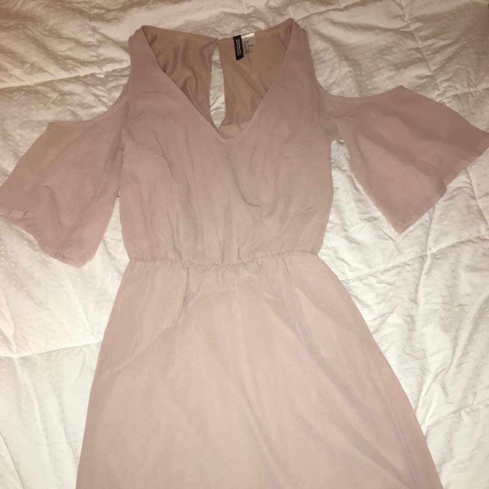 H&M cream dress